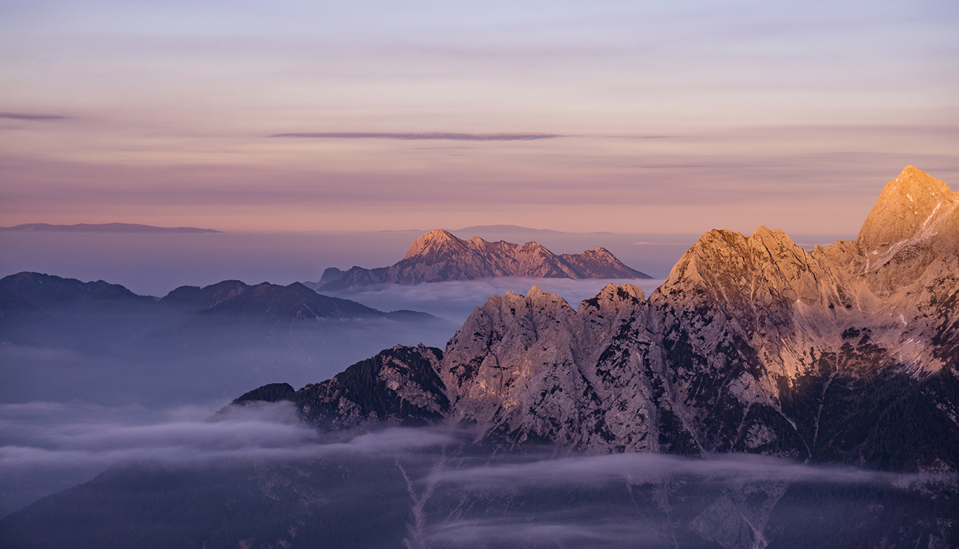 Above the clouds